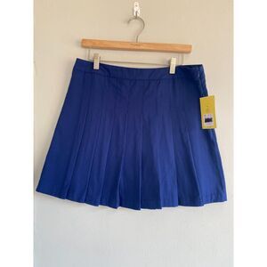 NWT Cabana pleated mini skirt Crown & Ivy Navy New with tags Size 14